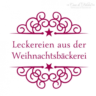 Motivstempel Leckereien - Weihnachtsbckerei