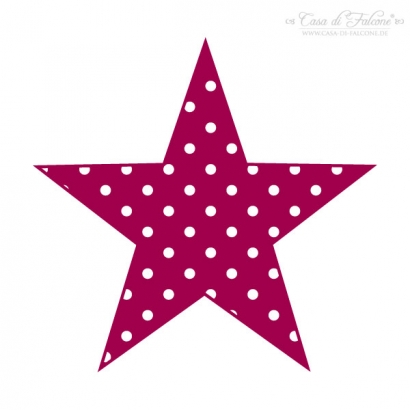 Motivstempel Star dots