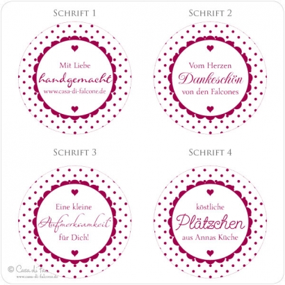 Stempel Handgemacht Dots