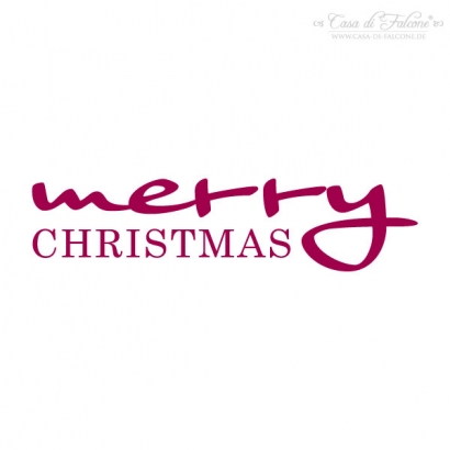 Textstempel merry christmas