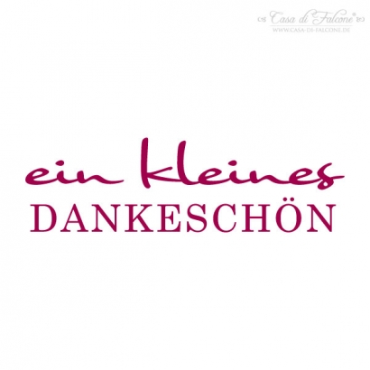 Textstempel kleines Dankeschn
