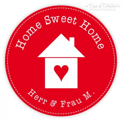 Aufkleber Sweet Home