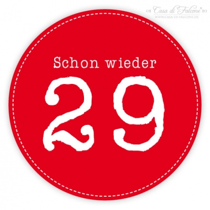 Aufkleber schon wieder ...