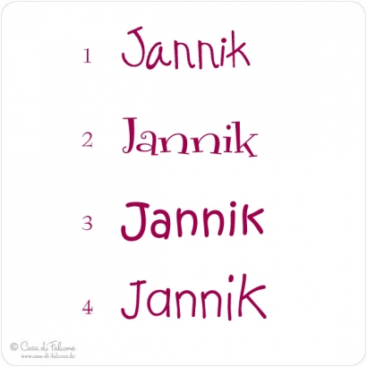 Kinderstempel Jannik