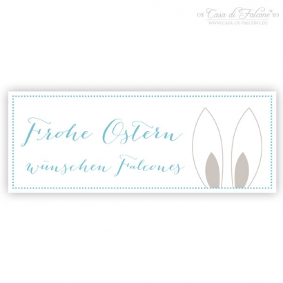 Osteraufkleber Hasenohren