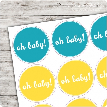 Motivaufkleber Oh Baby!