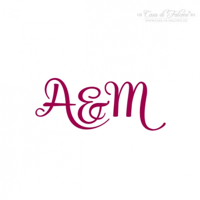 Textstempel - Klassik III - Initialen