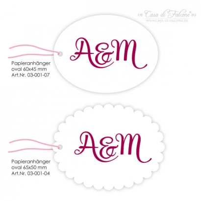 Textstempel - Klassik III - Initialen