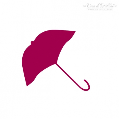 Motivstempel Regenschirm
