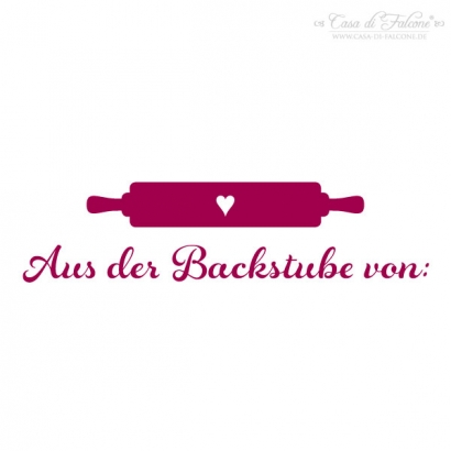 Motivstempel Aus der Backstube von