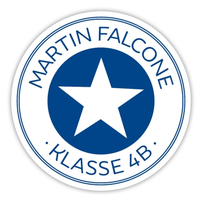 Schulaufkleber I Namensaufkleber fr die Schule Stern