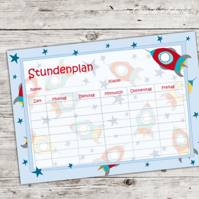 Stundenplan Rakete