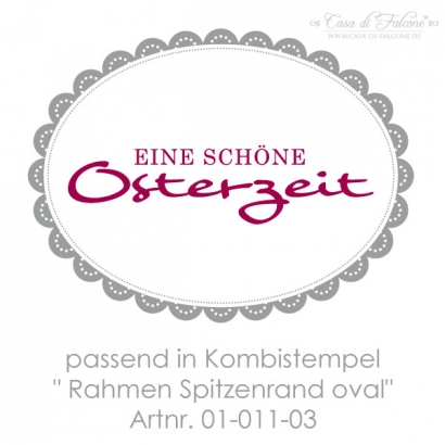 Stempel eine schne Osterzeit