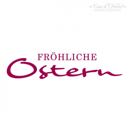 Textstempel frhliche Ostern