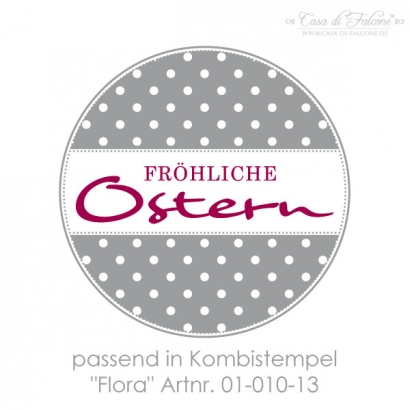 Textstempel frhliche Ostern