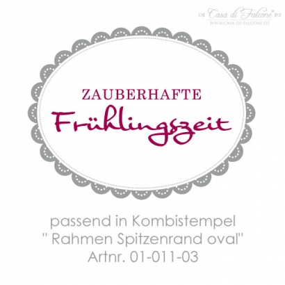 Stempel eine zauberhafte Frhlingszeit