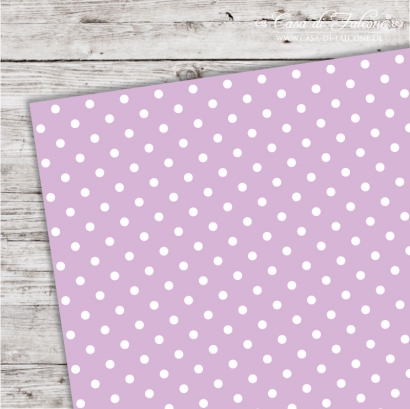 A5 Karton Polka Dots lavendel