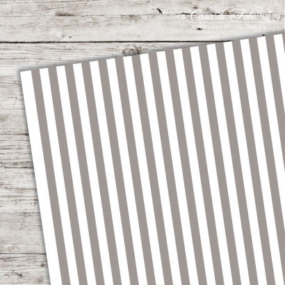 A5 Karton Stripes steingrau