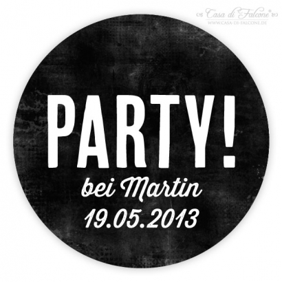 chalkboard - Partyaufkleber