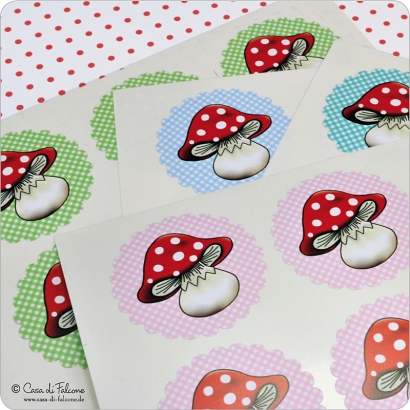 Motivaufkleber Fliegenpilz