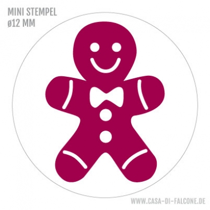 Mini Motivstempel Lebkuchenmann