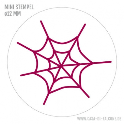 Mini Motivstempel Spinnennetz