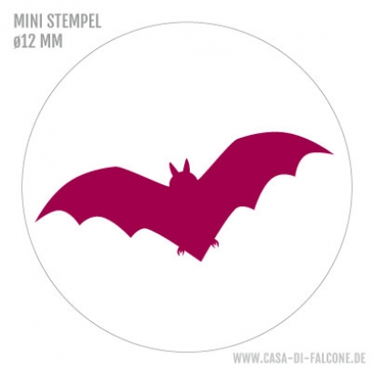 Mini Motivstempel Fledermaus