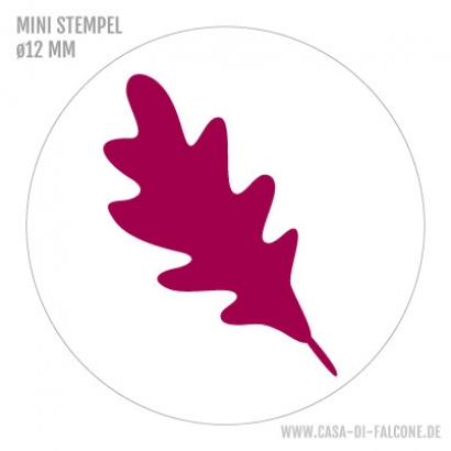 Mini Motivstempel Eichenblatt