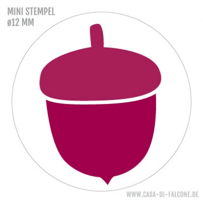 Mini Motivstempel Eichel