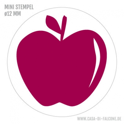 Mini Motivstempel Apfel