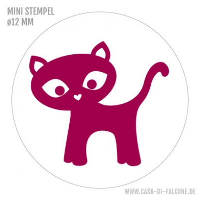 Mini Motivstempel Katze