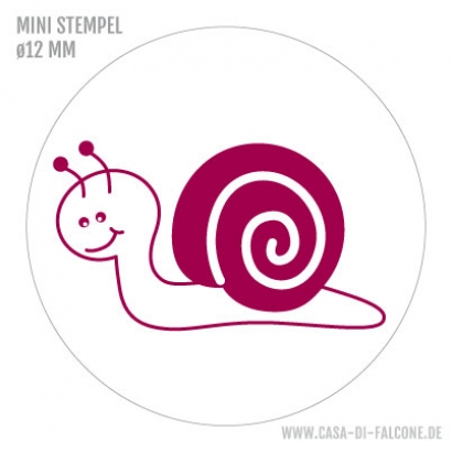 Mini Motivstempel Schnecke