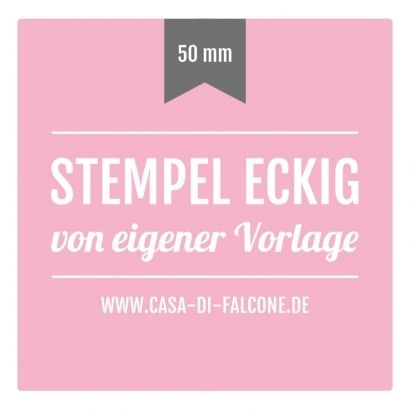 Stempel eckig 50x50 mm