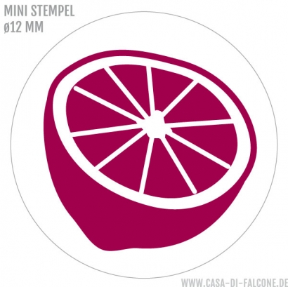Mini Motivstempel Zitrone