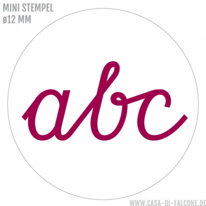 Mini Motivstempel abc