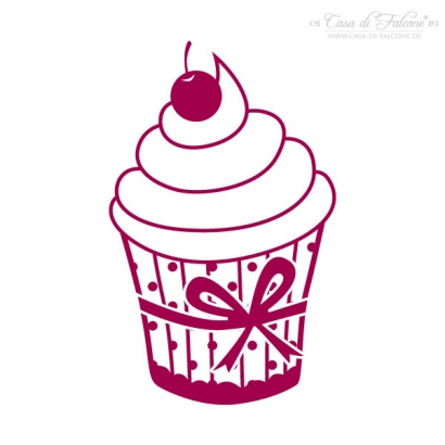 Maxi Motivstempel Cupcake Cherry
