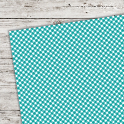 A5 Karton Vichykaro trkis