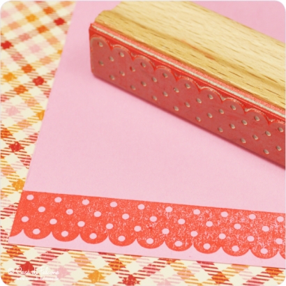 Bordrenstempel Dots negativ
