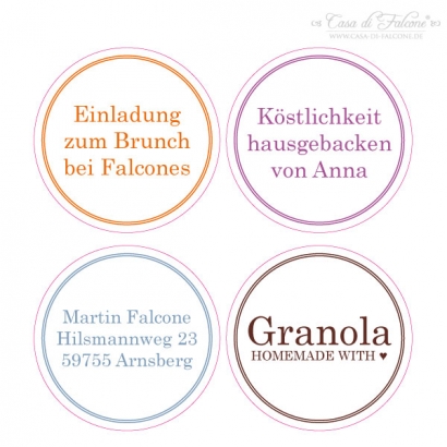 serif - Textaufkleber