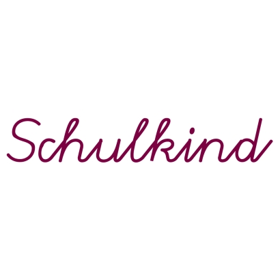 Textstempel Schulkind