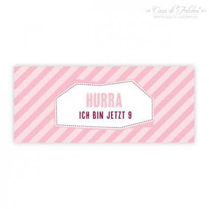 Flaschenaufkleber Hurra