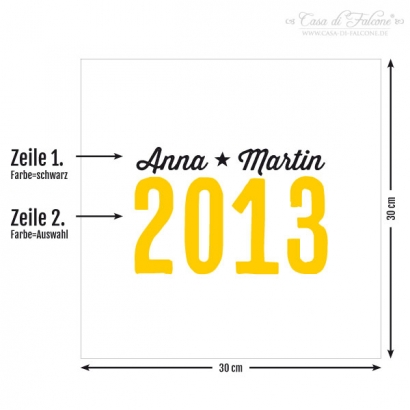 Typo Poster No. 001 personalisiert