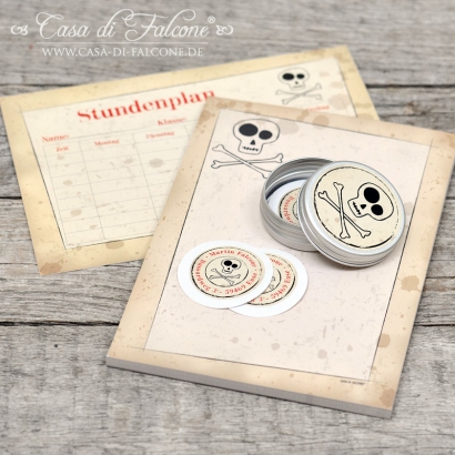 Schulanfang Starter-Set Totenkopf