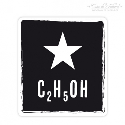 Flaschenaufkleber Brush I