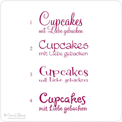 Aufkleber Cupcakes