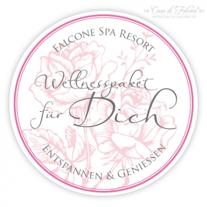 Textaufkleber Spa Serie