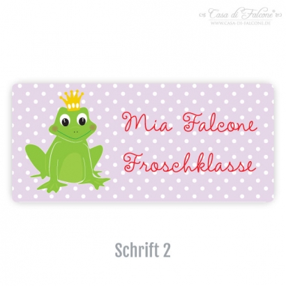 Eckige Aufkleber Frosch