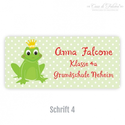 Eckige Aufkleber Frosch