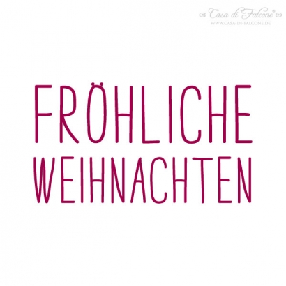 Textstempel Simple Frhliche Weihnachten