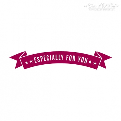 Textstempel Banner especially for you